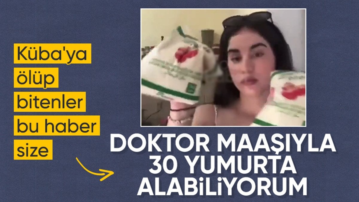 Kübalı YouTuber bir aylık doktor maaşıyla neler alınabildiğini gösterdi