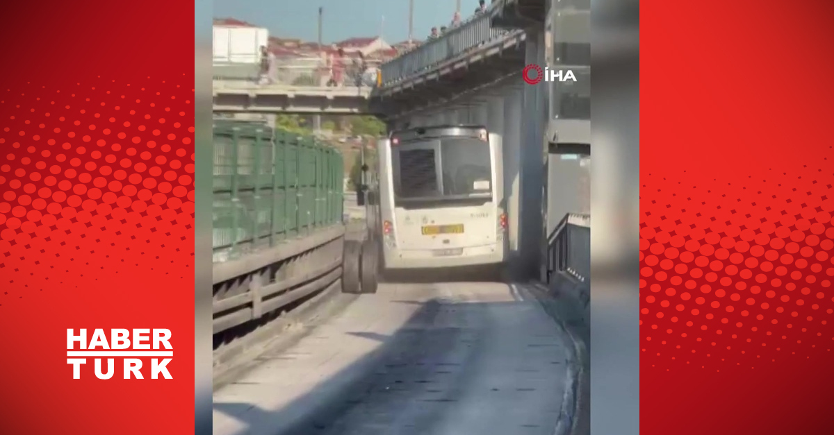 Esenyurt’ta metrobüsün tekerlekleri fırladı: Faciadan dönüldü